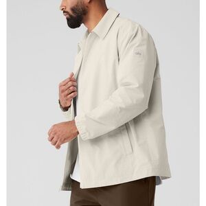 NEW! ALO YOGA - Torrent Overshirt in “Bone” size XL
